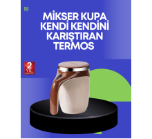 USB Şarjlı Elektrikli Karıştırıcı Kupa – Sıcak & Soğuk İçecekler için