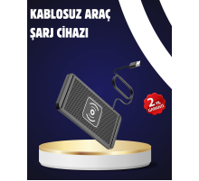 Kaymaz Manyetik Kablosuz Şarj Pedi – Araç, Ofis ve Ev Kullanımına Uygun