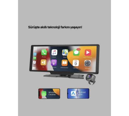 Fiat Egea, Linea, Doblo, Peugeot , Citroen C3, C4, Opel Astra, Corsa, Insignia Uyumlu 10.26” IPS Dokunmatik CarPlay Multimedya – 4K Ekran