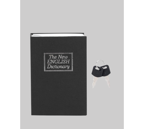 Gizli Kitap Kasa – Metal Gövdeli, Anahtarlı