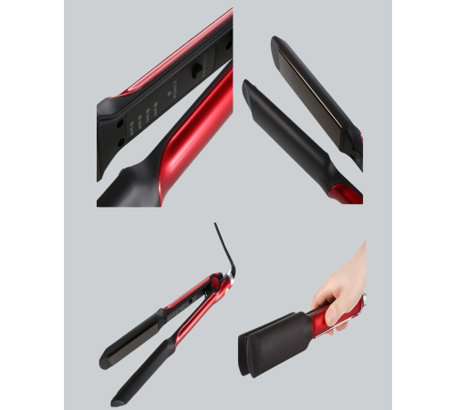 Elektriklenmeyi Azaltan İyonlu Saç Düzleştirici – Titanyum Plaka ve Şık Tasarım