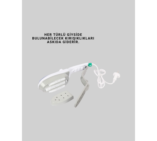 Kompakt Buharlı Ütü 1500W | Tüm Yüzeyler İçin Pratik ve Etkili