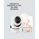 1080P WiFi Akıllı Güvenlik Kamerası – Pan & Tilt, Hareket Takip ve İki Yönlü Ses