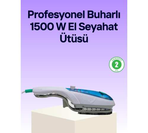 Portatif Buharlı Ütü Pratik Seyahat Tipi Kırışıklık Açıcı