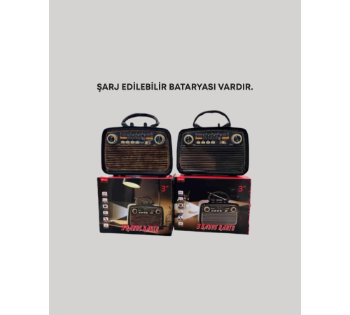 Bluetooth Hoparlör – Kablosuz Bağlantı, Geniş Ses Alanı, Radyo Destekli, Hafif ve Taşınabilir