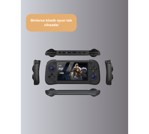 10000 Hazır Yüklü Oyunlu 4.3 İnç IPS Ekranlı Oyun Konsolu