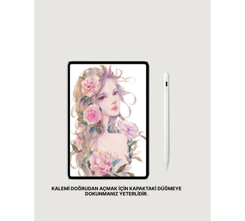 Eğim Sensörlü 1,0 mm Uçlu Dijital Kalem – Uzun Pil Ömrü ve Kolay Kullanım