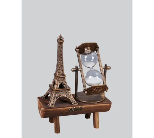 Masa Üstü Ahşap Kum Saati – Dekoratif, Dayanıklı ve Şık