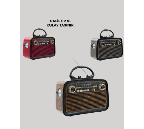 Kablosuz Bluetooth Hoparlör – Yüksek Ses Kalitesi, Uzun Pil Ömrü, FM ve AM Radyo Fonksiyonu