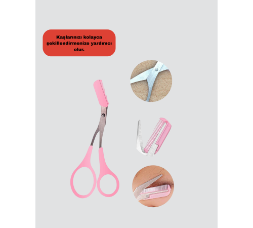 Mini Taraklı Kaş Düzeltici – Hassas Şekillendirme ve Taşınabilir Tasarım