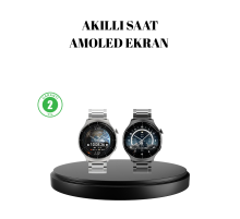 Kablosuz Şarjlı Bluetooth Görüşmeli Akıllı Saat – Android & iOS Uyumlu