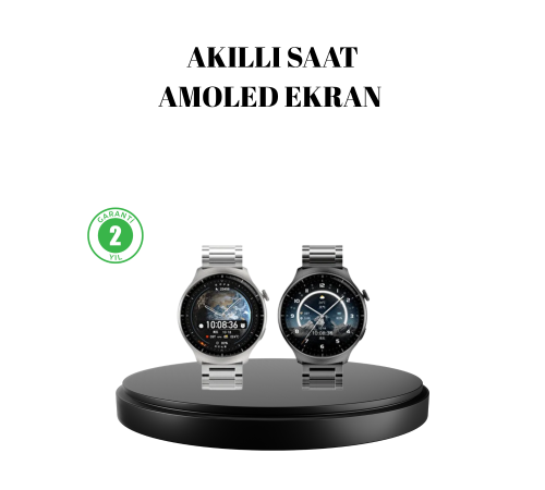 Kablosuz Şarjlı Bluetooth Görüşmeli Akıllı Saat – Android & iOS Uyumlu