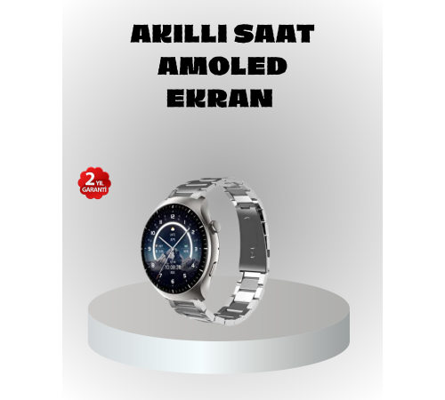 NFC Destekli Akıllı Saat – Kablosuz Şarj & Sesli Arama Özelliği