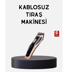 Profesyonel Şarjlı Saç ve Sakal Kesme Makinesi – Unisex, 12 mm Ayarlanabilir Başlık