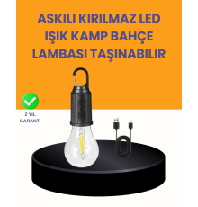 Akıllı Sensörlü USB Şarjlı Kamp Lambası