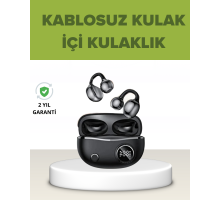 Açık Kulak Tasarımlı Bluetooth 5.4 Kablosuz Kulaklık – Uzun Pil Ömrü
