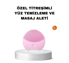 Silikon Yüz Temizleme ve Masaj Aleti – Su Geçirmez, Taşınabilir ve Cilt Dostu