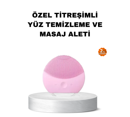 Silikon Yüz Temizleme ve Masaj Aleti – Su Geçirmez, Taşınabilir ve Cilt Dostu