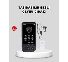 Taşınabilir Akıllı Sesli Çeviri Cihazı – 139 Dil Desteği, Dokunmatik Ekran