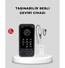 Taşınabilir Akıllı Sesli Çeviri Cihazı – 139 Dil Desteği, Dokunmatik Ekran