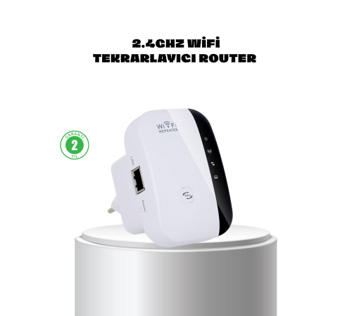 WiFi Sinyal Güçlendirici 2.4G Repeater Yüksek Çekim Kapasiteli