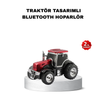 Traktör Tasarımlı Bluetooth Hoparlör 12W TWS Destekli Nostaljik Model