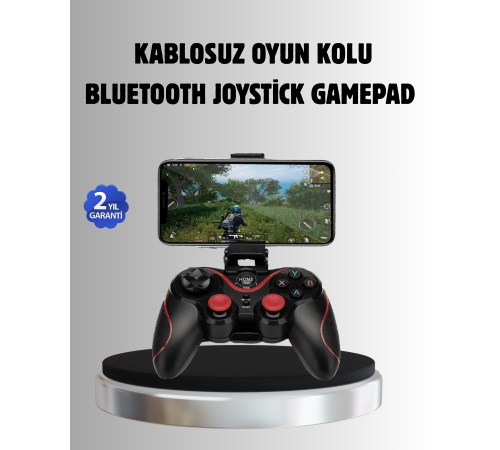 Bluetooth Kablosuz Gamepad TV PC Telefon Uyumluluğu Kolay Bağlantılı