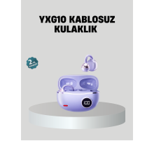 Kulak Arkası Klipsli Bluetooth Kulaklık YXG10 Silikon Malzemeli Ergonomik