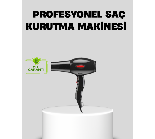 2200 Watt Profesyonel Saç Kurutma Makinesi AC Motorlu Yüksek Performanslı