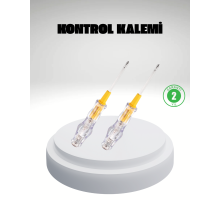 Elektrik Test Kalemi Neon Işıklı Nikel Kaplama 110-220V Dirençli