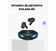 Bluetooth Kulaklık Tam Kablosuz Stereo LED Işıklı