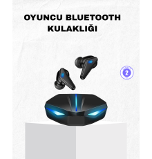 Bluetooth Kulaklık Tam Kablosuz Stereo LED Işıklı