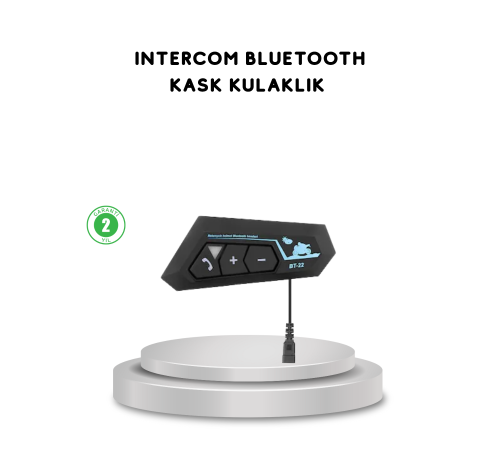 BT22 Kask Bluetooth Kulaklık 5.0 Gürültü Engelleyici ve Eller Serbest Kullanım