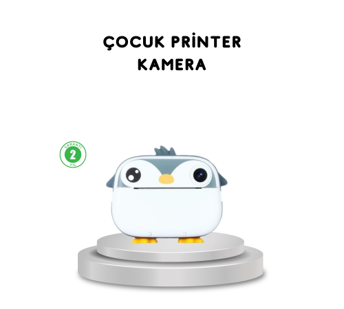Çocuk Fotoğraf Makinesi Termal Baskılı Anında Çıktı HD Video Kayıtlı