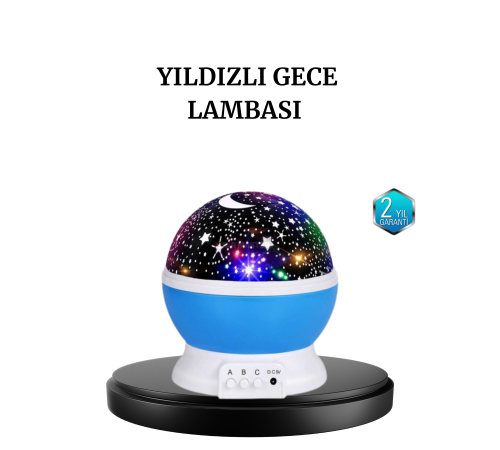 Renkli LED Gece Lambası 6 Işık Modlu Çocuk Odası Atmosfer Aydınlatma