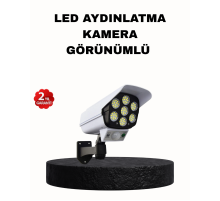 Güneş Enerjili Güvenlik Işığı Dış Mekan 5 Eksen Ayarlı ve PIR Hareket Sensörlü