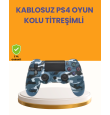 PS4 Kablosuz Oyun Kolu Gecikmesiz Bağlantılı Ergonomik Tasarımlı