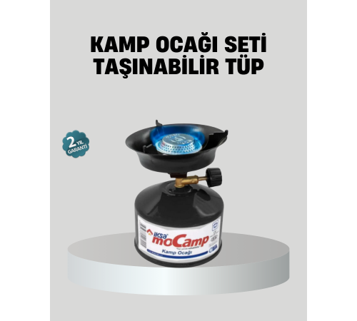 Taşınabilir Kamp Ocağı Seti Pişirme Alanı Ayarlanabilir Alev