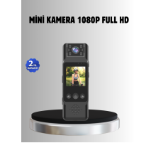 180° Döner Lensli Mini Kamera 1080P Full HD Hareket Algılama 1200mAh