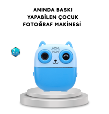 48MP Termal Baskılı Çocuk Dijital Kamera 1080P Video 2.4'' Ekran 6X Zoom