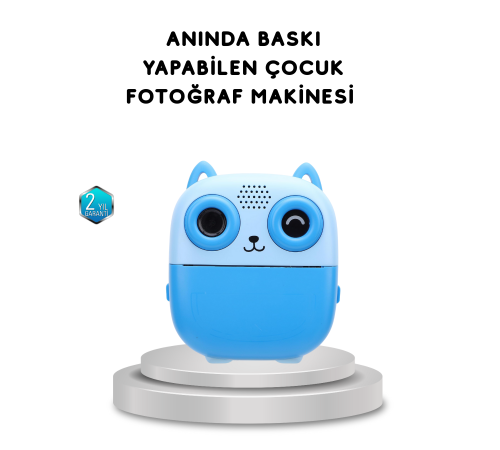 48MP Termal Baskılı Çocuk Dijital Kamera 1080P Video 2.4'' Ekran 6X Zoom