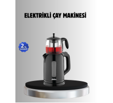 Sinbo STM 5840 Elektrikli Çay Makinesi 1800W Cam Demlik ve Sıcak Tutma Özellikli