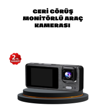 3 Kameralı Araç DVR 1080P Ön + HD Arka + İç Kamera Döngü Kayıt 2’’ Ekran
