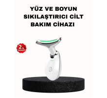 EMS Mikro Akım Yüz ve Boyun Sıkılaştırıcı Cihaz 7000 VPM Titreşim Isı Terapili
