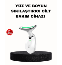 EMS Mikro Akım Yüz ve Boyun Sıkılaştırıcı Cihaz 7000 VPM Titreşim Isı Terapili