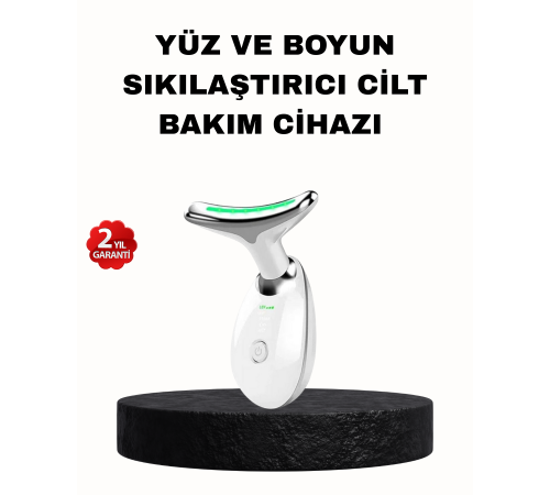 EMS Mikro Akım Yüz ve Boyun Sıkılaştırıcı Cihaz 7000 VPM Titreşim Isı Terapili