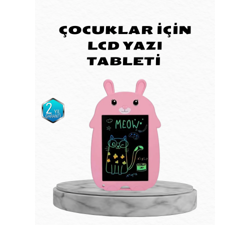 LCD Yazı Tableti 12 inç Tek Tuşla Silme Kilitli Çocuk Eğitim Çizim Tableti