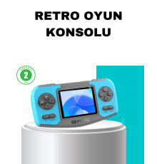 Taşınabilir Mini Video Oyun Konsolu Ergonomik Tasarım