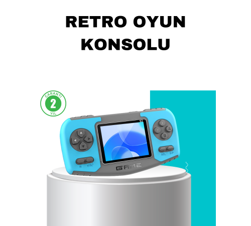 Taşınabilir Mini Video Oyun Konsolu Ergonomik Tasarım
