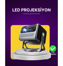 Smart Projector Android TV Ev Sinema Projeksiyonu